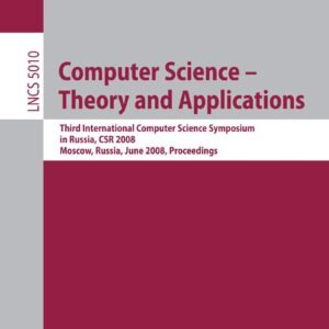 Computer Science Theory And Applications Third International Computer Science Symposium In Russia